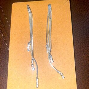 Pair of statement earrings